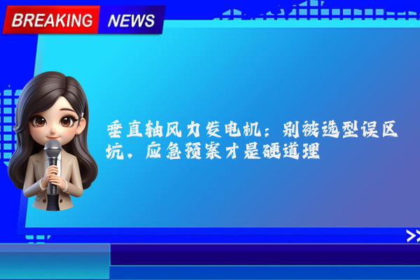 垂直轴风力发电机：别被选型误区坑，应急预案才是硬道理