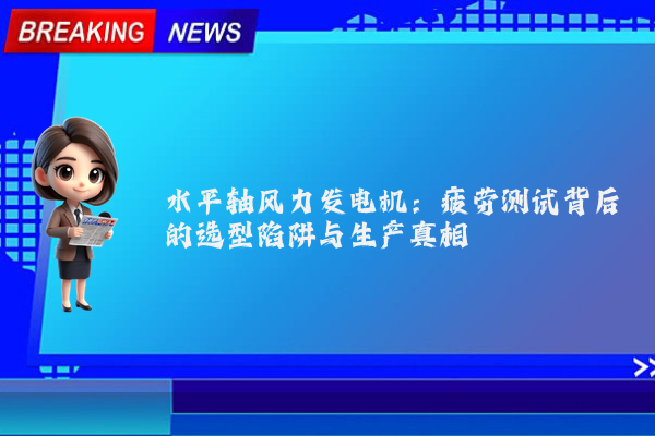 水平轴风力发电机:疲劳测试背后的选型陷阱与生产真相