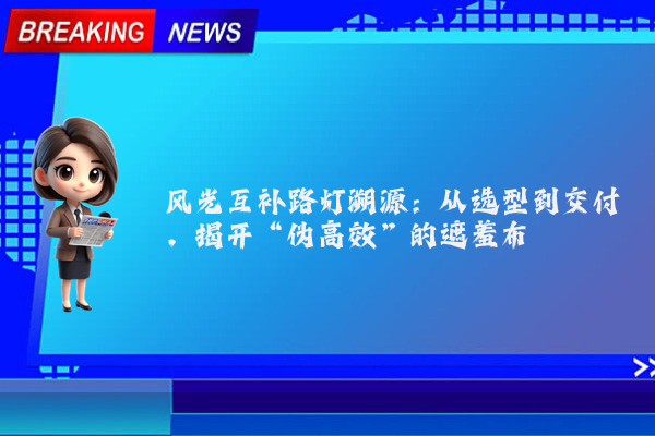 风光互补路灯溯源：从选型到交付，揭开“伪高效”的遮羞布